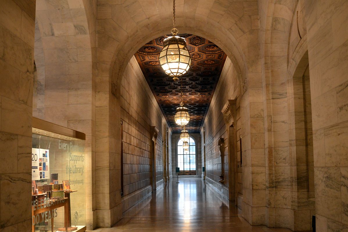 13 Hallway To The Map Division New York City Public Library Main Branch